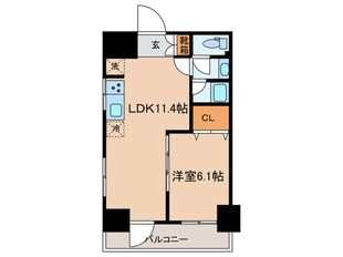 ソサエティ蔵前の物件間取画像